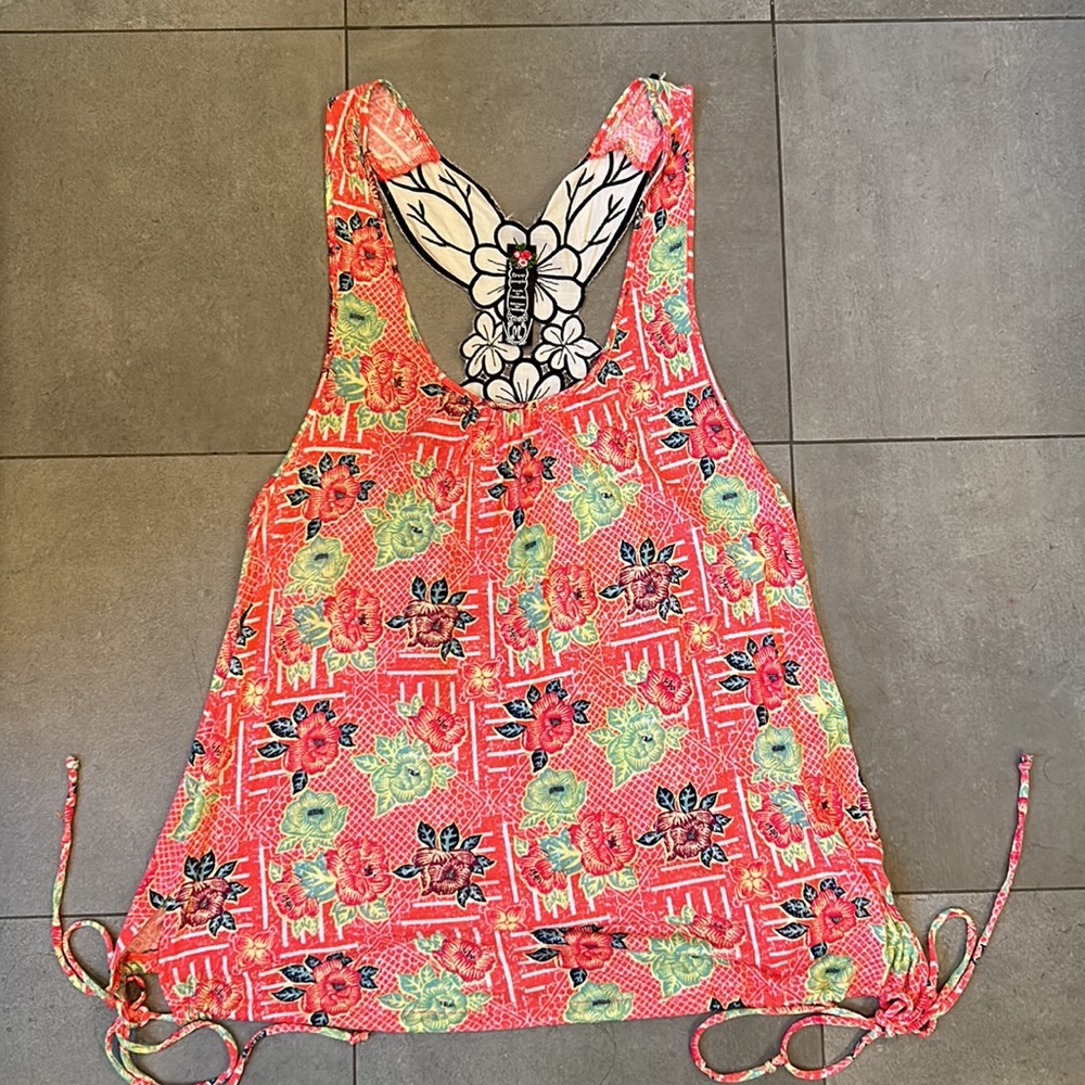 Free People Razor Back Tank Top - Picture 3 of 12